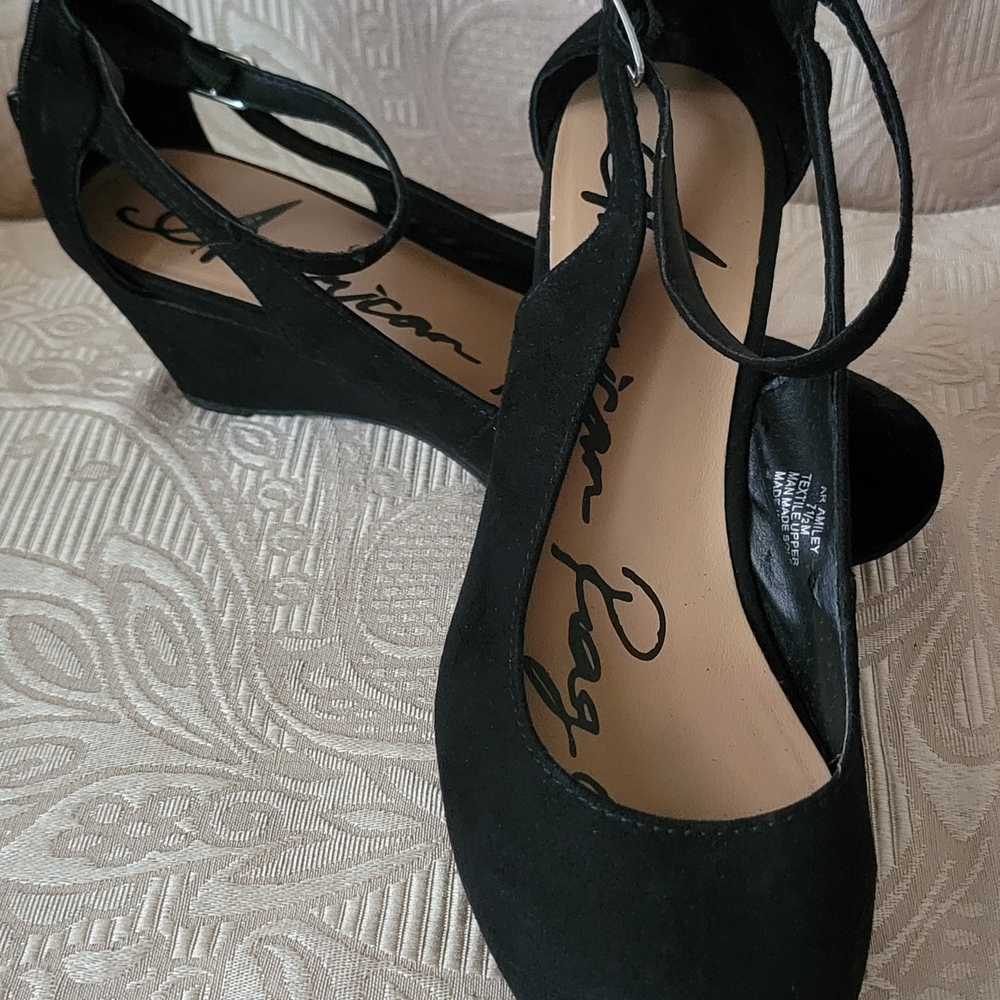 American Rag Women's Black Wedge Shoes